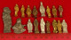 Religion -  Lot De 17 Anciennes Statuettes Tous Metaliques, Dont Plomb Et Alluminium - Religion & Esotérisme