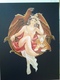 Delcampe - Calendrier Peinture Femme Nue Par Anna Lou - Tamaño Grande : 1981-90