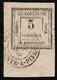 GUADELOUPE - TAXE N°  6a - 5 C BLANC - COIN DE FEUILLE - " DOUBLE IMPRESSION ". - Strafport