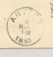 Nederland - 1880 - Halte WEMELDINGE En KR Treinstempel ROZEND:-VLISS: Op Briefkaart Naar Antwerpen / België - Poststempels/ Marcofilie