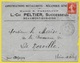 En L'état 1913 Lettre à En-tête L.-CH. PELTIER Successeur De La Maison PASDELOUP 95 Beaumont-sur-Oise - 1877-1920: Semi-Moderne