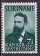 Suriname 1950 Wilhelm Röntgen 7½ + 22½ Cent Groen NVPH 281 Ongestempeld - Suriname ... - 1975