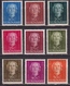 Suriname 1951 Koningin Juliana Complete Ongestempelde Serie NVPH 285 / 293 - Suriname ... - 1975