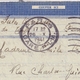 Lettre 1941 Paris Garle PLM Roubaix Bande De 3 Timbres Mercure Train Paris Lyon Méditerranée - 1938-42 Mercurius