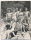 REAL PHOTO Ancienne Beach Group Trunks Men Swimsuit Women Boys Hommes Femmes Et Enfants Sur Plage  Old Orig - Autres & Non Classés