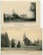 LOT 2 Cartes - BONNELLES Eglise Orangerie Et Potager Du Château & Vue De L'Eglise Prise Du Parc - Autres & Non Classés