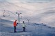 Postcard Skiers On Cairnwell Mountain With Chair Lift And Cafe Ski Skiing Interest PU 1969 My Ref  B23041 - Winter Sports