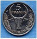 T1/  MADAGASCAR / MALAGASY REP  5 FRANCS 1967 - Madagascar