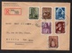 DDR - RDA - STENN / 19-12-1956 MICHEL # 504/509 AUF SATZ R-BRIEF NACH FRANKREICH / KW >45.00 EURO (ref 6074) - Storia Postale