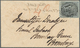 Aden: ADEN 1855-60 Ca.: Small Cover Sent From Aden To Bombay Franked By India 1855 4a. Black On Blui - Aden (1854-1963)