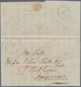 Aden: 1861 Enire From Aden (written Aboard Ship "Amoor") To Mauritius, Bearing Large Circled "ADEN/B - Aden (1854-1963)