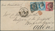 Aden: 1873 Cover From Boulogne-sur-Mer To ADEN Via Paris And Brindisi, Franked By Ceres 25c. Pair An - Aden (1854-1963)