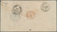 Aden: 1873 Cover From Boulogne-sur-Mer To ADEN Via Paris And Brindisi, Franked By Ceres 25c. Pair An - Aden (1854-1963)