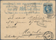 Aden: 1902, Stationery Card QV 1 A. On 1 1/2 A. Tied "ADEN 14 DE 02" (Robertson Type 24b) To Java/Du - Aden (1854-1963)