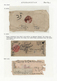 Afghanistan: 1880's: Six Native Covers (one Back Only) All Franked 1 Abasi (various Colors) Of 1881/ - Afghanistan