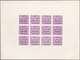 Delcampe - Afghanistan: 1932: "National Assembly", 6 Imperforated, Ungummed Sheets Of Proofs, Each Sheet With 1 - Afghanistan