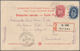 Batum: 1903, Russia 4 K. And 10 K. Tied "BATUM KUTAIS 20 XII 1902" To Registered Ppc (Tiflis Monumen - Batum (1919-1920)