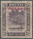 Brunei: 1942/44, 25 C. With Red Overprint, Unused Mounted Mint (SG Cat. £800). - Brunei (1984-...)