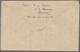 Brunei: 1948, Air Mail Letter Card Addressed To USA Franked With 30c. Brunei River Tied By BRUNEI Da - Brunei (1984-...)