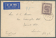 Brunei - Stempel: BELAIT (type D5): 1935/37, Airmail Cover From Belait To London (13.11.35) Bearing - Brunei (1984-...)