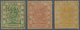China: 1878, Large Dragons Thin Paper Set, Unused No Gum (Michel Cat. 1570.-). - 1912-1949 République