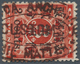 China: 1897, Red Revenue 2 Cents Canc. Brown Oval "(M)AIL MATTER / CUSTOMS / (PAG)ODA ANCHORA(GE), R - 1912-1949 Republik