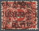 China: 1897, Red Revenue 2 Cents Canc. Brown Oval "(M)AIL MATTER / CUSTOMS / (PAG)ODA ANCHORA(GE), R - 1912-1949 Republic