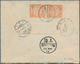 China: 1898, 5 C. Salmon (5, Two On Reverse) Tied Bisected Bilingual "HANGCHOW 20 MAY 02" To Small S - 1912-1949 Republik