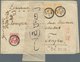 China: 1899, Kiku 4 S. And 5 S. (pair) Tied "Izu Atami 35.12.9" To Registered Unsealed Cover To  Ton - 1912-1949 République