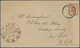 China: 1899. Envelope Addressed To New York Bearing Chinese Imperial Post SG 113, 10c Green Tied By - 1912-1949 Republic