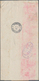 China: 1902, Coiling Dragon 2 C. Red (pair) Tied Tombstone "Changtsing Postal Branch Office" To Red - 1912-1949 République