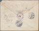 China: 1902, Carp 20 C., 30 C. Tied Bisected Bilingual "TIENTSIN 20 FEB 04" To Registered Cover Via - 1912-1949 République