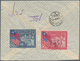 China: 1938/39, Two Air Mail Covers To Zurich/Switzerland: $1.75 Frank Tied "HANKOW 27.4.25" To Reve - 1912-1949 Republik