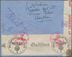 China: 1941, Air Mail Envelope Addressed To Belgium Bearing China SG 480, S5 Green And Scarlet And S - 1912-1949 Republik