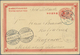 China - Ganzsachen: 1898, CIP 1 C. Reply Part Canc. "TIENTSIN 15 DEC 00" Used As German Field Post C - Cartes Postales