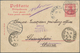 China - Incoming Mail: 1903, Germany, UPU Card "EUSKIRCHEN 4.11.03" To Shanghai W. German Office Nov - Other & Unclassified