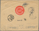 China - Incoming Mail: 1915, Austria/Bohemia, Bank Cover Via Turkey-Persia To Peking: 25 H. Tied "PR - Sonstige & Ohne Zuordnung