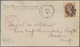 China - Fremde Postanstalten / Foreign Offices: USA, 1875 (ca.), 10 C. Brown Canc. Mute Wedges Type - Autres & Non Classés