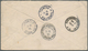 China - Besonderheiten: Incoming Mail, 1899, USA 5 C. Tied Oval Killer W. "PLYMOUTH WISC." Alongside - Autres & Non Classés