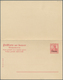 China - Besonderheiten: 1902: Essay For A Postal Stationery Double Card, 10 Pfg  Red Germania "Deuts - Autres & Non Classés