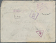 China - Besonderheiten: 1916, Cover Inbound To Peking, Disaster Mail Marked Boxed Violet "foundered - Autres & Non Classés