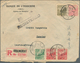 Delcampe - China - Volksrepublik: 1950/53, Five Air Mail Covers With Tien An Men Issues Inc. Four Registered To - Autres & Non Classés