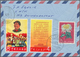 China - Volksrepublik: 1961/67, Cultural Revolution W2 (I) 4 F., 8 F. With 46th Anniversary 8 F. Wit - Other & Unclassified