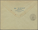 Französisch-Indochina: 1897. Registered Indo-China Postal Stationery Envelope 15c Blue Upgraded With - Ungebraucht