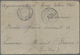 Französisch-Indochina: 1902. Stamp-less Envelope (vertical Fold) Addressed To France Endorsed 'Corps - Ungebraucht