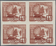 Französisch-Indochina: 1931 (ca.), Junk Design 1/2 C. Chestnut, Unissued, An Imperforated Block Of F - Ungebraucht