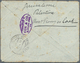 Holyland: Austrian Offices In The Levant - Postage Due - 1908, Great Britain, 1 D Carmine King Edwar - Palestine