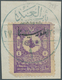 Holyland: 1915, Turkish Offices In Sinai, "BIR UL ABID" Bluestrike On 5 Pia (RC) On Piece, Only Reco - Palästina