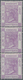 Hongkong: 1863-71 QV 30c. Mauve, Wmk Crown CC, Vertical Strip Of Three, MINT NEVER HINGED, Fresh And - Sonstige & Ohne Zuordnung