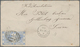 Hongkong - Treaty Ports: Shanghai, 1884, QV 5 C. Ultramarine, A Horizontal Pair Canc. "S1" To Cover - Sonstige & Ohne Zuordnung